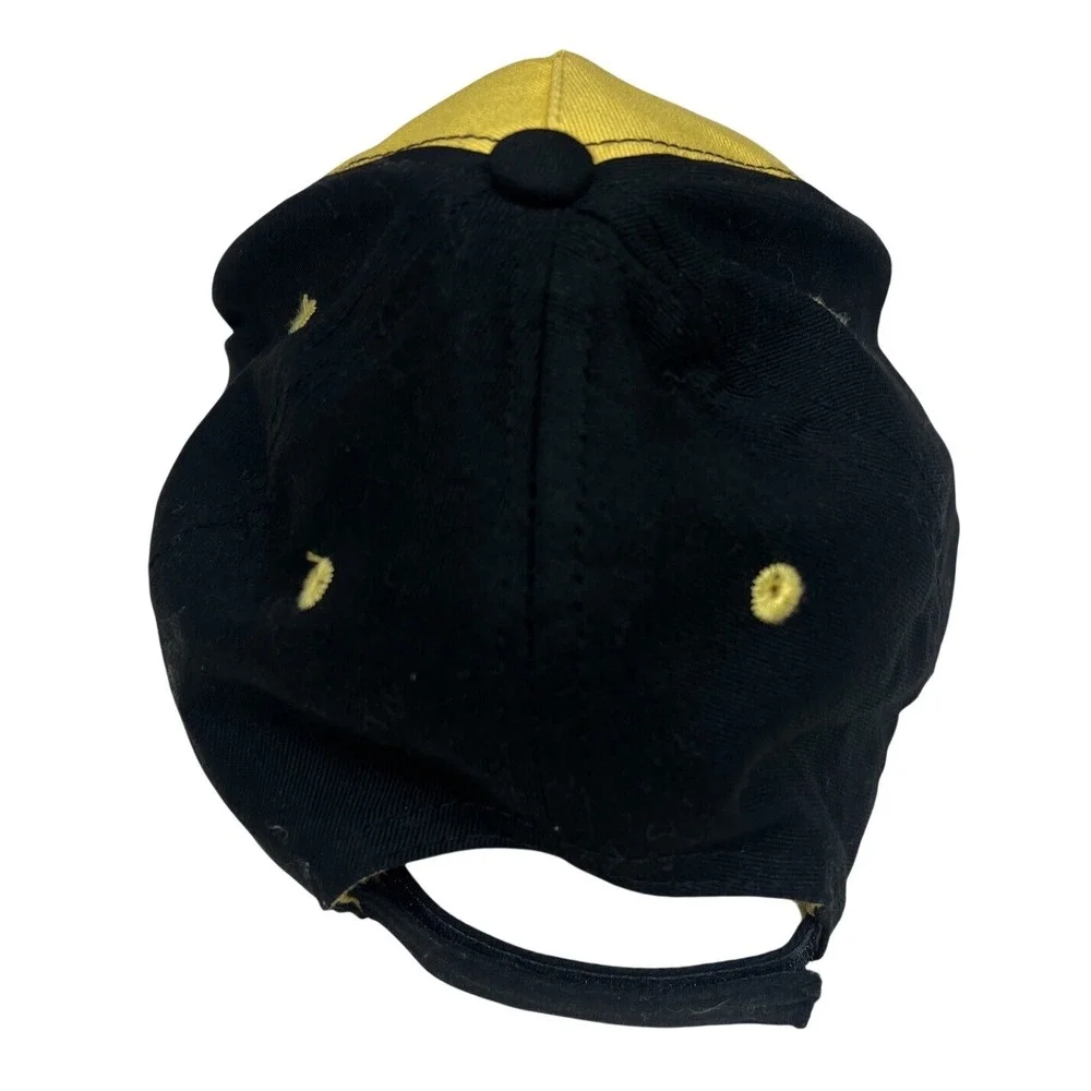 Batman Baseball Cap Kids One Size Black Yellow Cotton Blend Superhero Adjustable